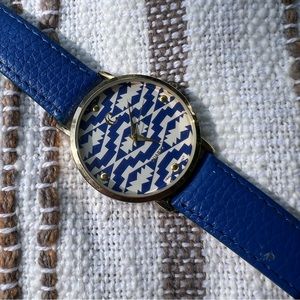 NEW Charming Charlie Watch - Blue & Gold Quartz stainless steel women’s/juniors